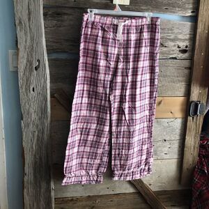 Denver Hayes Size XL Pink/Purple Plaid Pajama Pants